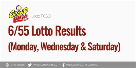 6/55 lotto result summary